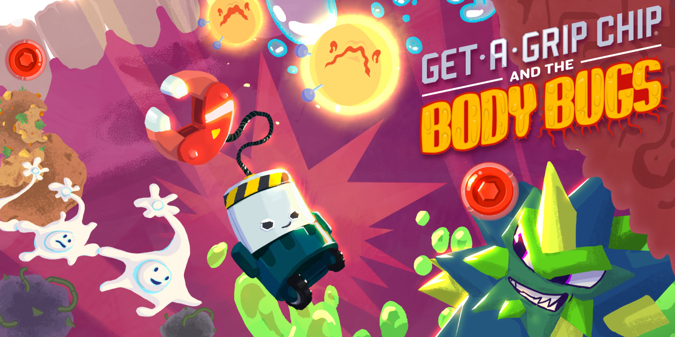 Download Video Game Get-A-Grip Chip And The Body Bugs HD Wallpaper