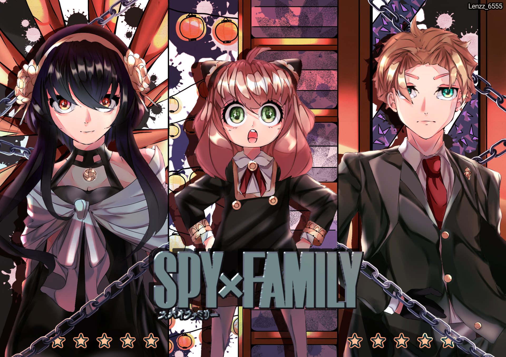 Download Loid Forger Yor Forger Anya Forger Anime Spy X Family 4k Ultra