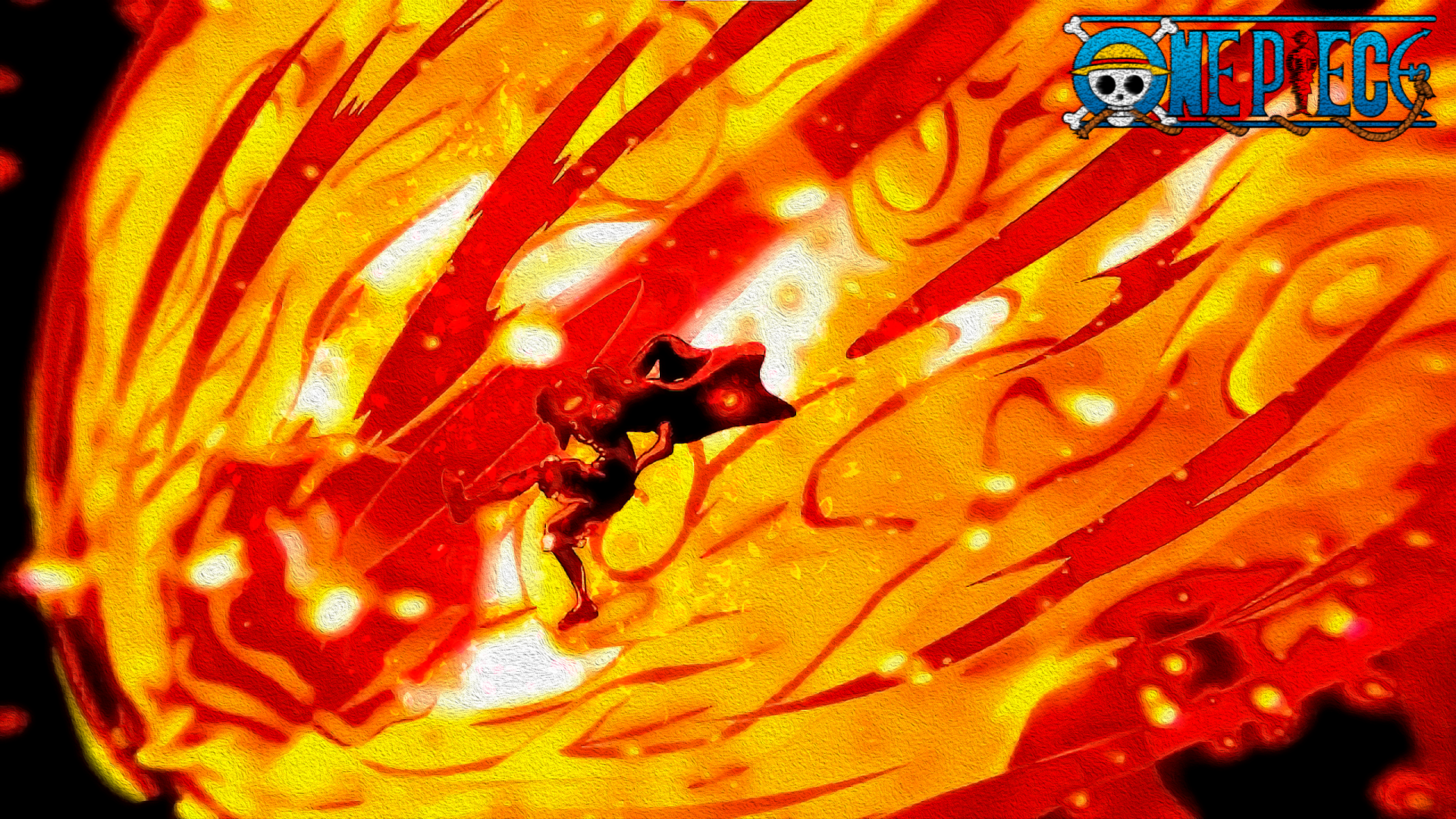 Luffy Red Hawk Wallpaper