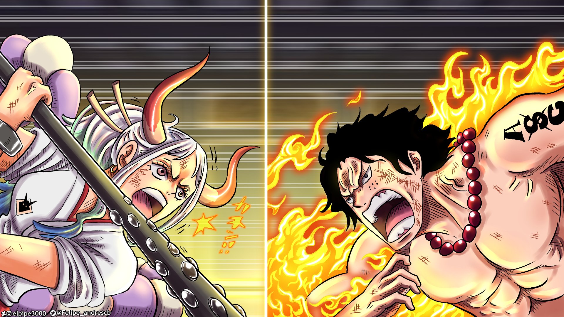 Download Portgas D. Ace Yamato (One Piece) Anime One Piece HD Wallpaper by elpipe3000