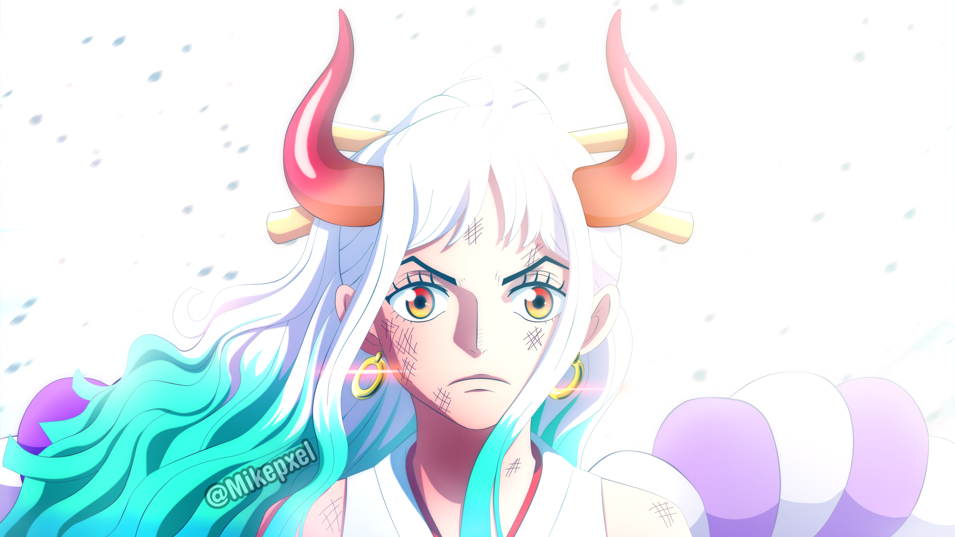 Download Yamato (One Piece) Anime One Piece 4k Ultra HD Wallpaper by Mikepxel