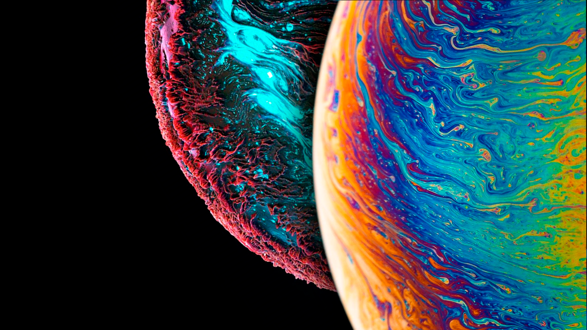 Abstract, vibrant 4K Ultra HD desktop wallpaper featuring swirling colors and fluid patterns, designed for Windows 11 technology backgrounds.