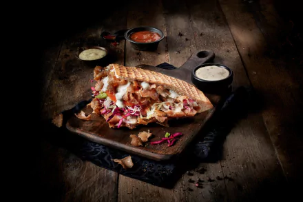 food Doner kebab HD Desktop Wallpaper | Background Image