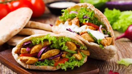 food Doner kebab HD Desktop Wallpaper | Background Image