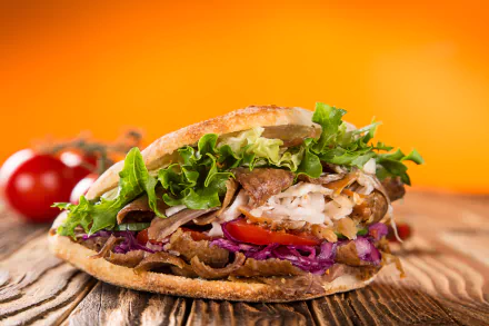 food Doner kebab HD Desktop Wallpaper | Background Image