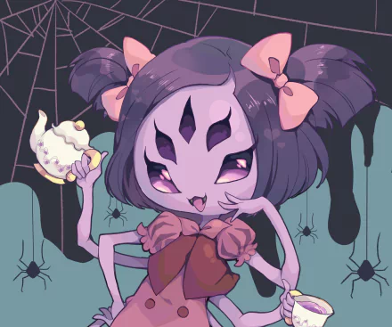 Muffet (Undertale) video game Undertale HD Desktop Wallpaper | Background Image