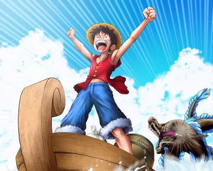 Monkey D. Luffy Anime One Piece HD Desktop Wallpaper | Background Image