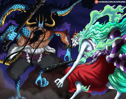 Kaido (One Piece) Yamato (One Piece) Anime One Piece HD Desktop Wallpaper | Background Image