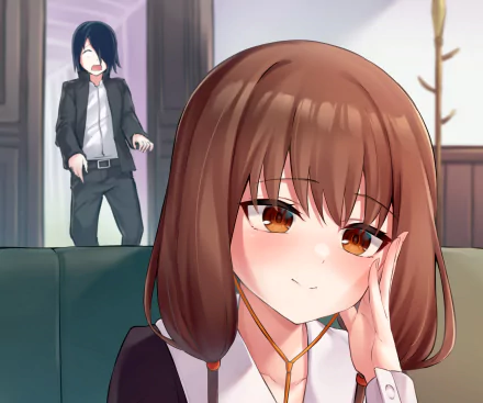 Miko Iino Anime Kaguya-sama: Love is War HD Desktop Wallpaper | Background Image