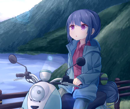 Rin Shima Anime Laid-Back Camp HD Desktop Wallpaper | Background Image