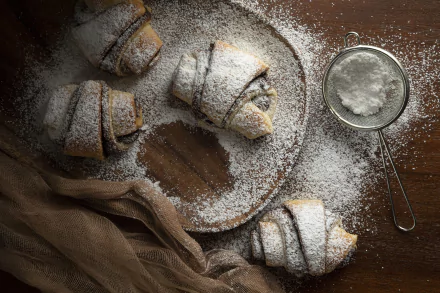 food croissant HD Desktop Wallpaper | Background Image