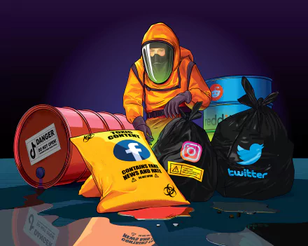  Social Media Waste by Musketon