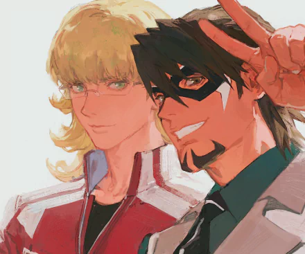 Barnaby Brooks Jr. Kotetsu T. Kaburagi Anime Tiger & Bunny HD Desktop Wallpaper | Background Image