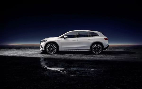 vehicle Mercedes-Benz EQS 450+ HD Desktop Wallpaper | Background Image