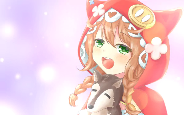 Warabeda Meiji Anime Virtual Youtuber HD Desktop Wallpaper | Background Image