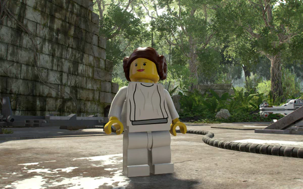 Princess Leia Organa video game Lego Star Wars: The Skywalker Saga HD Desktop Wallpaper | Background Image