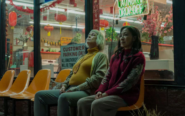Michelle Yeoh Jamie Lee Curtis movie Everything Everywhere All at Once HD Desktop Wallpaper | Background Image
