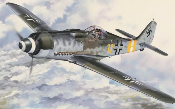 luftwaffe military Focke-Wulf Fw 190 HD Desktop Wallpaper | Background Image