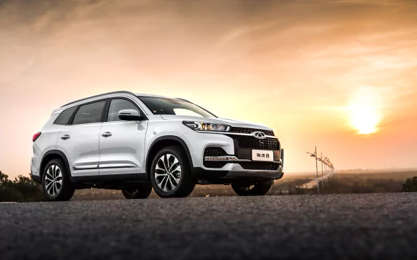 vehicle Chery Tiggo 8 HD Desktop Wallpaper | Background Image