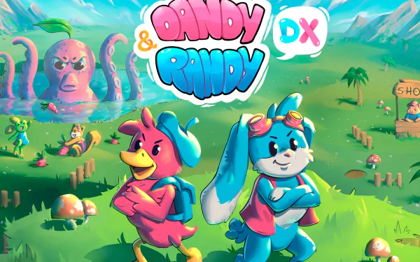 video game Dandy & Randy DX HD Desktop Wallpaper | Background Image