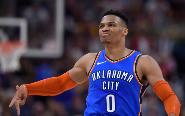 Russell Westbrook Sports HD Desktop Wallpaper | Background Image