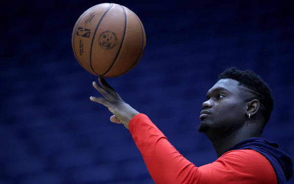 Zion Williamson Sports HD Desktop Wallpaper | Background Image