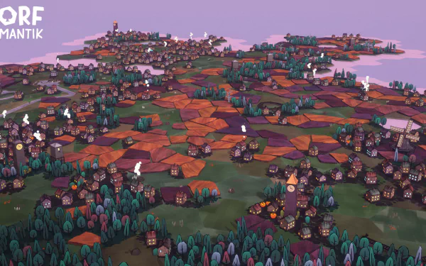 video game Dorfromantik HD Desktop Wallpaper | Background Image