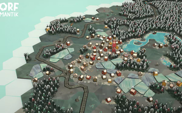 video game Dorfromantik HD Desktop Wallpaper | Background Image