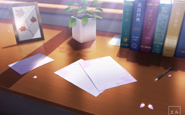 paper Anime desk HD Desktop Wallpaper | Background Image
