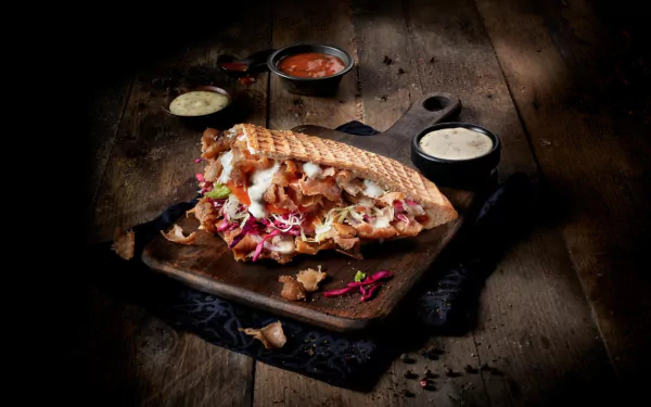 food Doner kebab HD Desktop Wallpaper | Background Image