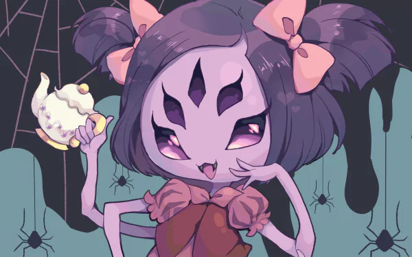 Muffet (Undertale) video game Undertale HD Desktop Wallpaper | Background Image