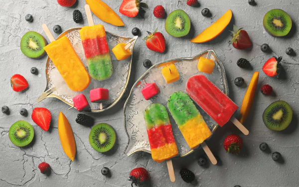 fruit food popsicle HD Desktop Wallpaper | Background Image