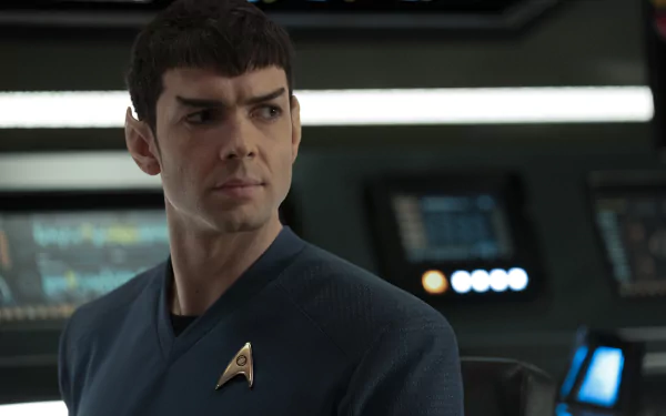 Spock Ethan Peck TV Show Star Trek: Strange New Worlds HD Desktop Wallpaper | Background Image