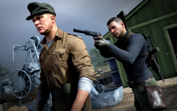 video game Sniper Elite 5 HD Desktop Wallpaper | Background Image