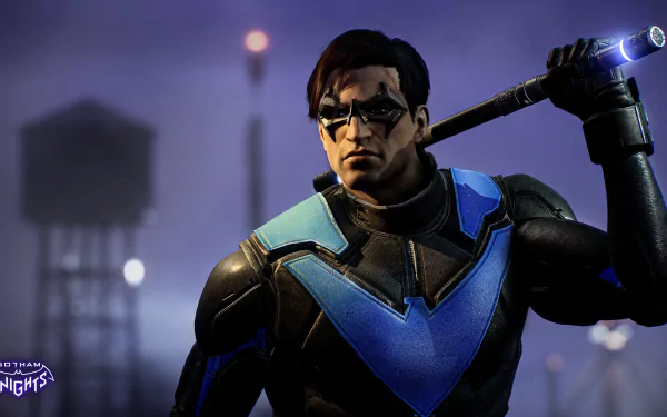 Dick Grayson Nightwing video game Gotham Knights HD Desktop Wallpaper | Background Image