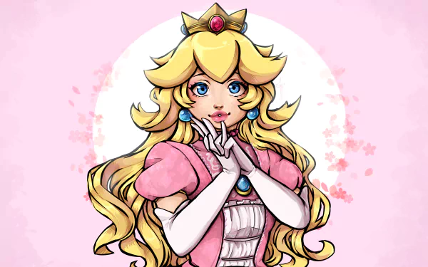 Princess Peach video game Super Mario Bros. HD Desktop Wallpaper | Background Image