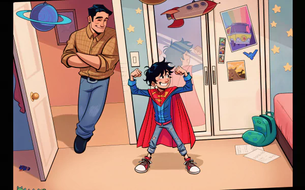 Jon Kent Clark Kent Comic Superboy HD Desktop Wallpaper | Background Image