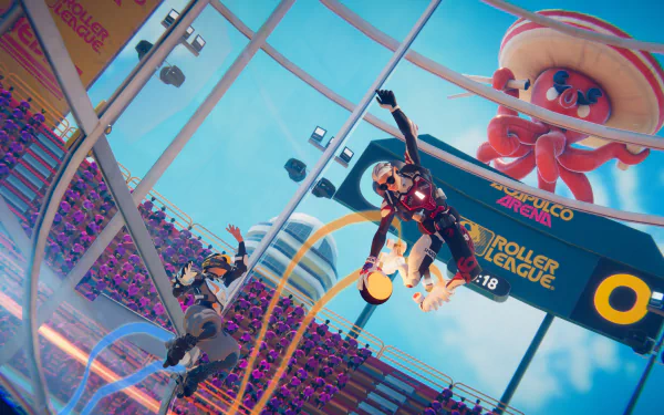 video game Roller Champions HD Desktop Wallpaper | Background Image