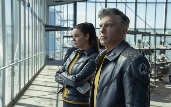 Christopher Pike Anson Mount TV Show Star Trek: Strange New Worlds HD Desktop Wallpaper | Background Image