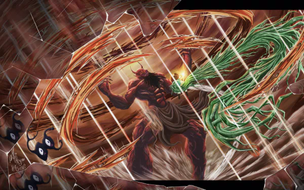  Bojji Vs Demon by Hayume Mitsumi