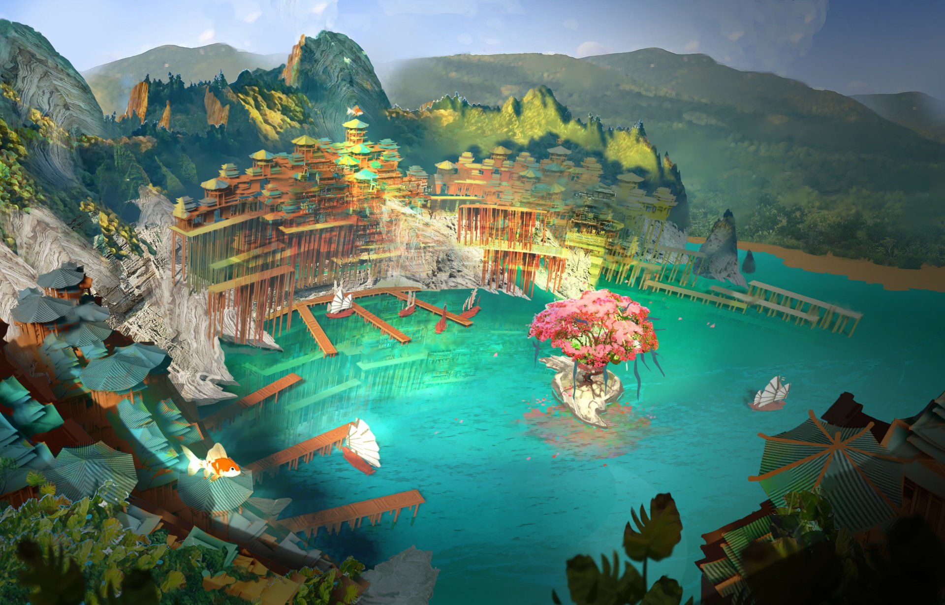 Download Video Game Guild Wars 2: End Of Dragons HD Wallpaper