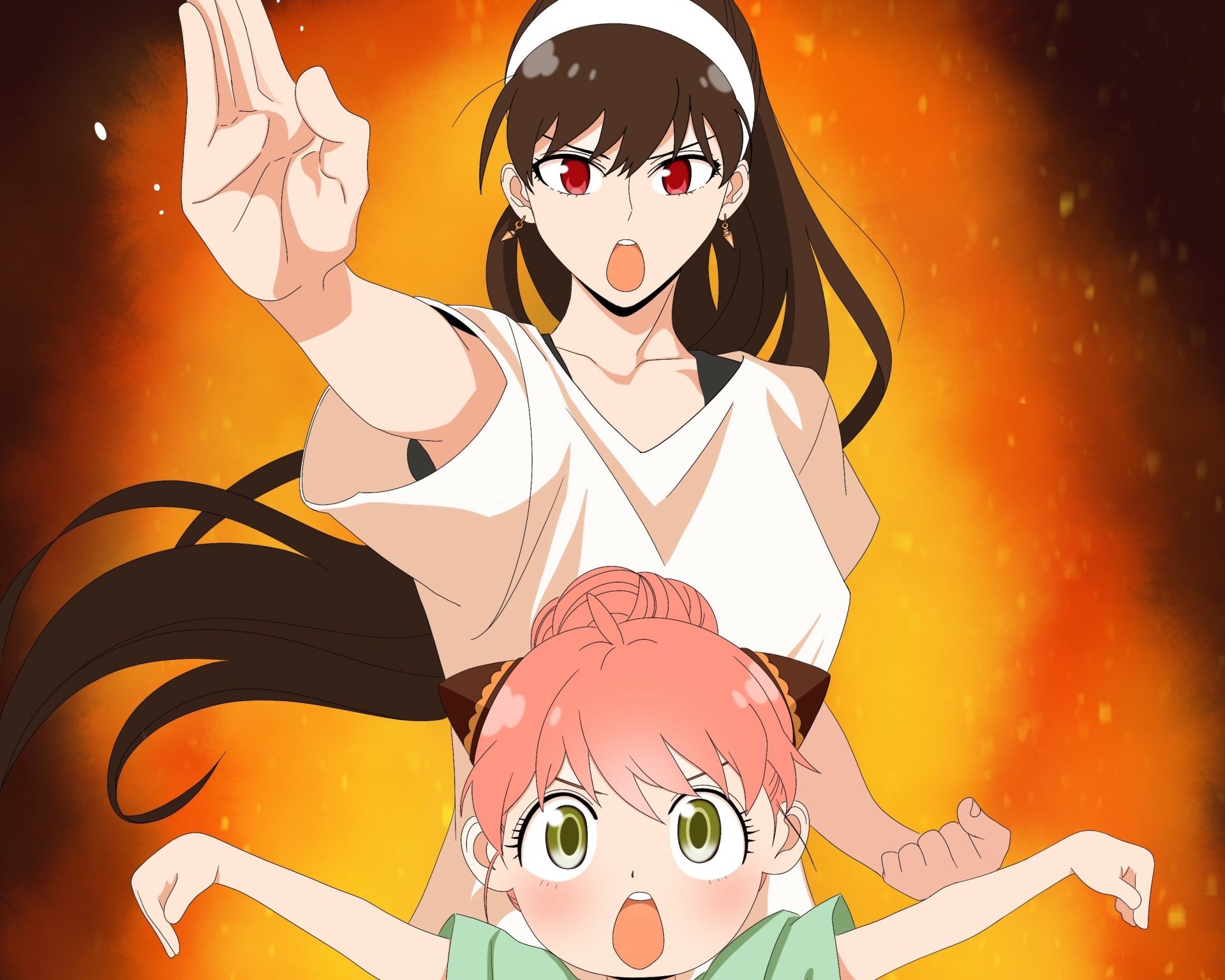 Download Anya Forger Yor Forger Anime Spy X Family HD Wallpaper by ネコ型ロボット