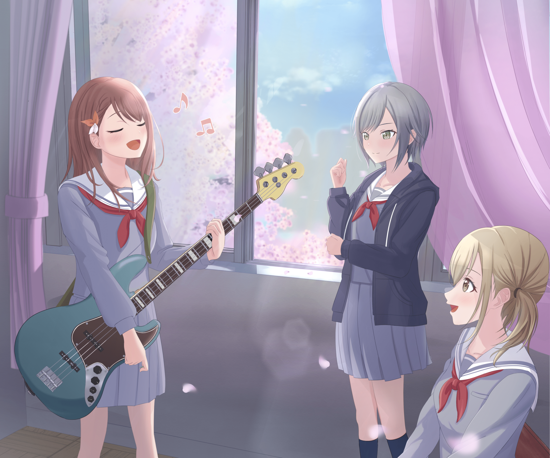 Download Hinomori Shiho Hanasato Minori Azusawa Kohane Video Game Project Sekai: Colorful Stage! Feat. Hatsune Miku HD Wallpaper