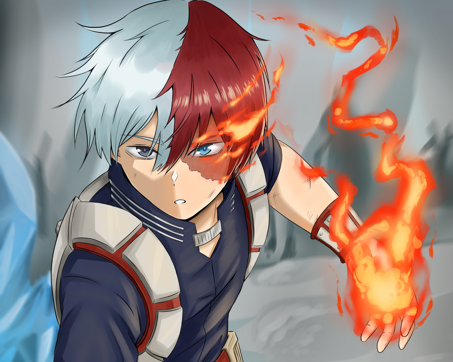 Download Shoto Todoroki Anime My Hero Academia HD Wallpaper by Hugonigiri