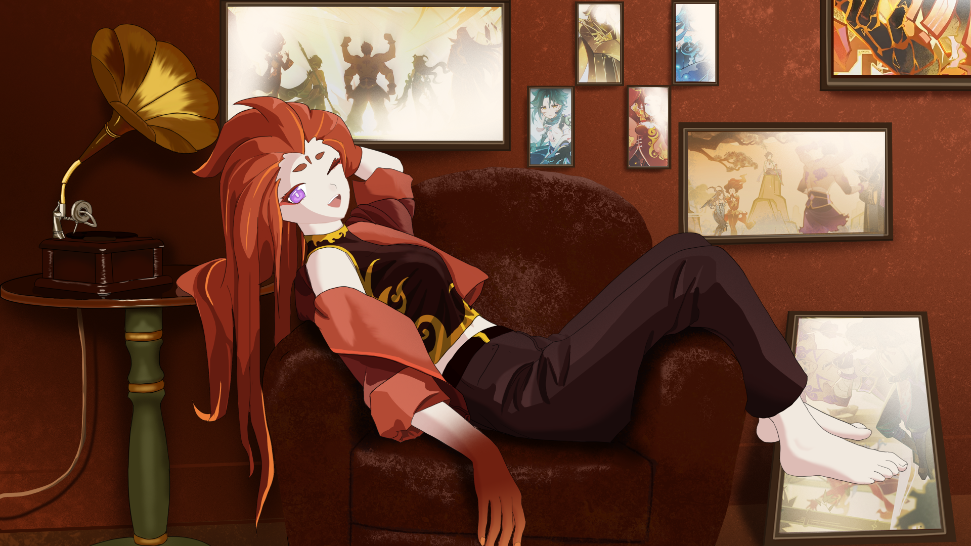 Download Indarias Video Game Genshin Impact 4k Ultra HD Wallpaper by 泪陌