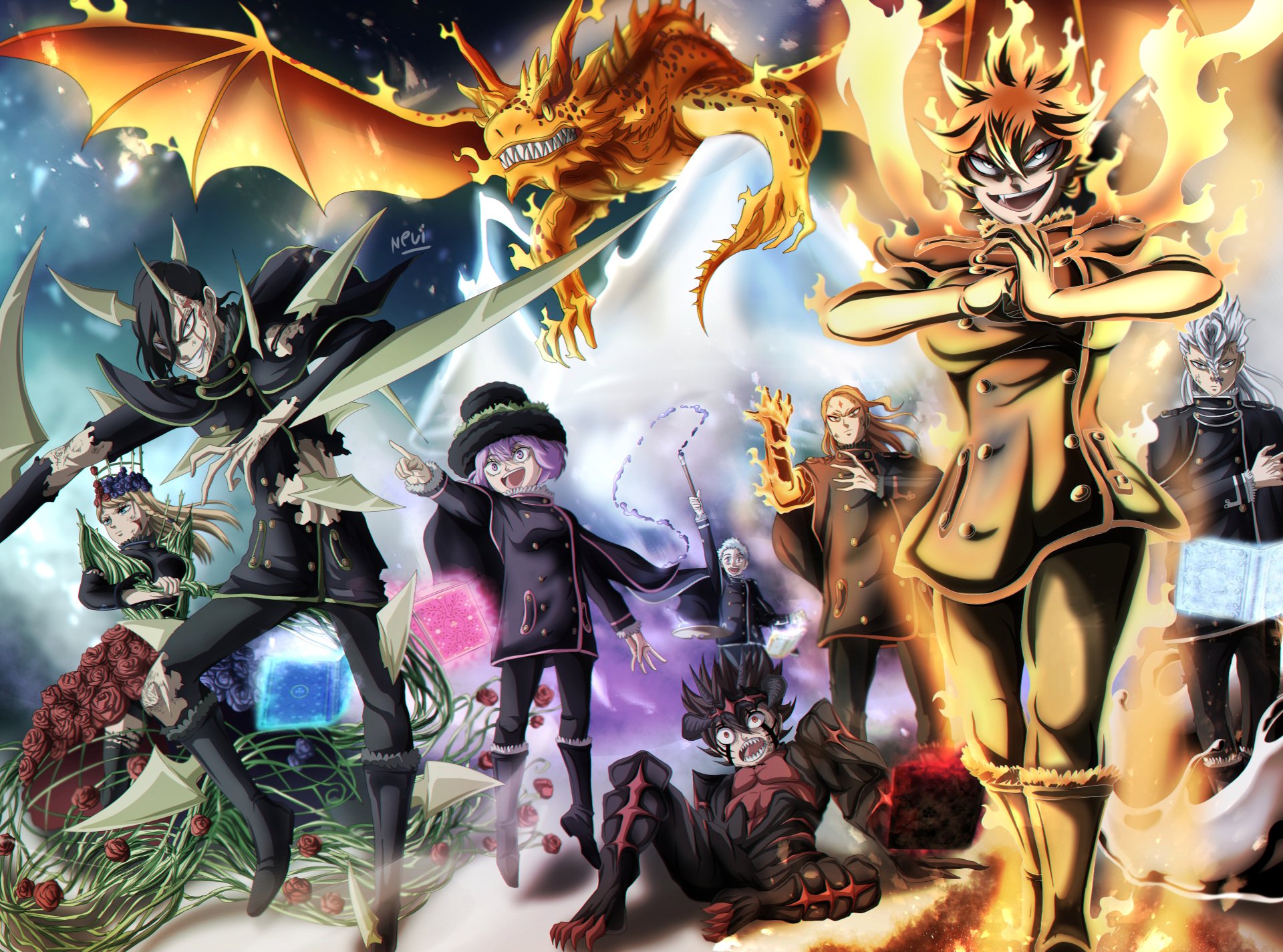 Download Anime Black Clover HD Wallpaper by Nevi