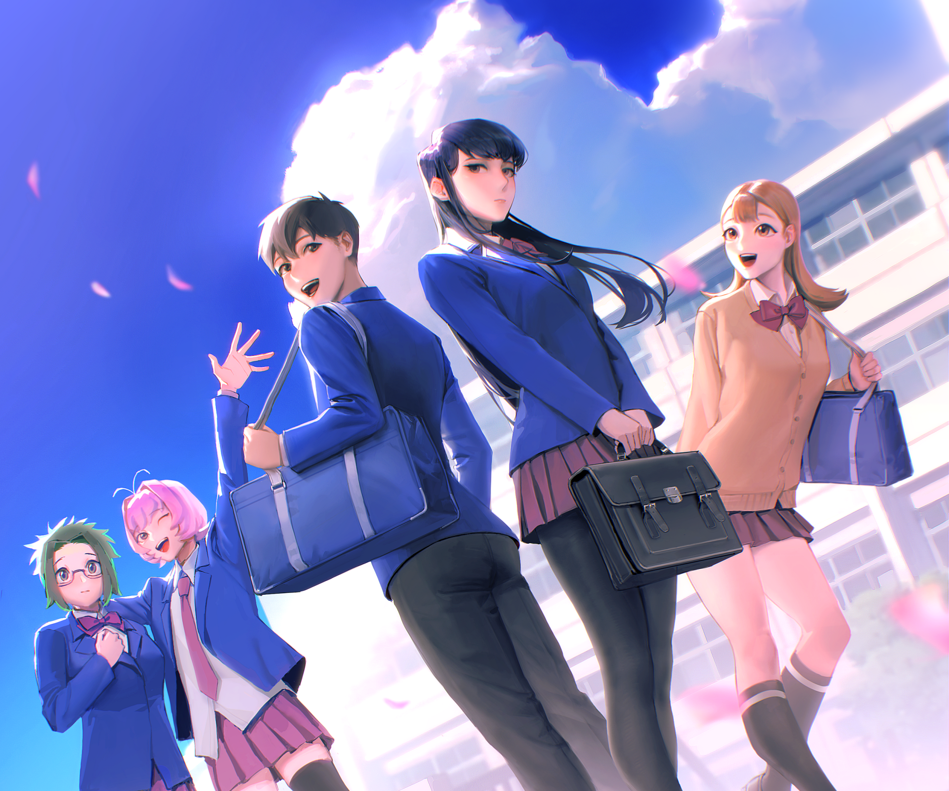 Download Anime Komi Can't Communicate HD Wallpaper