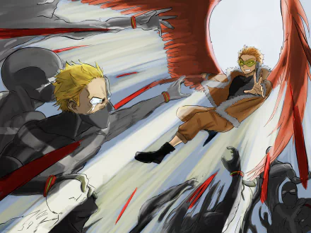 Hawks (Boku No Hero Academia) Jin Bubaigawara Anime My Hero Academia HD Desktop Wallpaper | Background Image