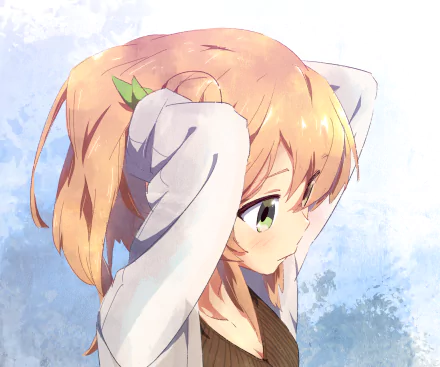 Mikan Hinatsuki Anime The Demon Girl Next Door HD Desktop Wallpaper | Background Image