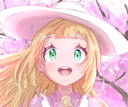 Lillie (Pokemon) video game Pokémon: Sun and Moon HD Desktop Wallpaper | Background Image